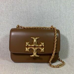 Tory Burch Brown Leather Shoulder Bag